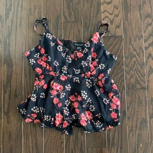 Style House juniors size S black babydoll Top